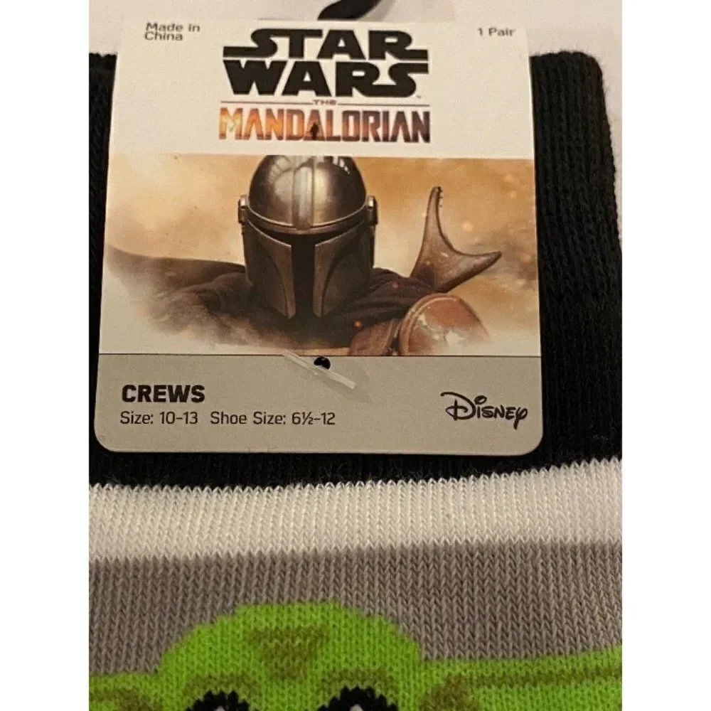 STAR WARS The Child Socks Shoe 6-12 Mandalorian‎